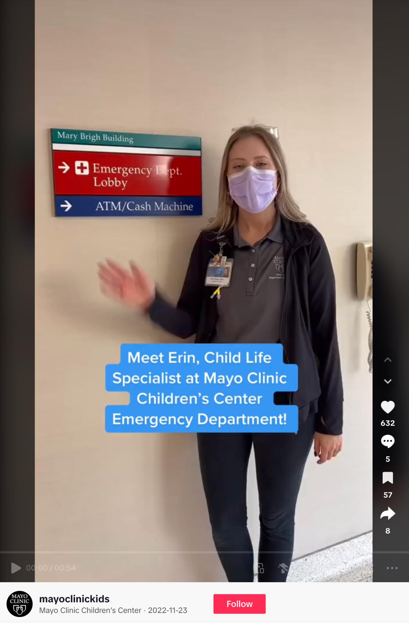 example of behind-the-scenes insights on social media in healthcare.